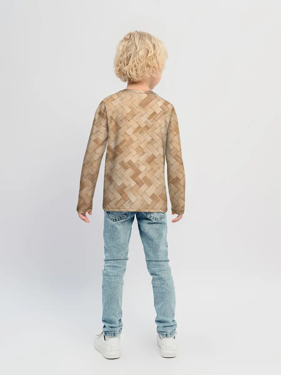 Детский лонгслив / Паркет