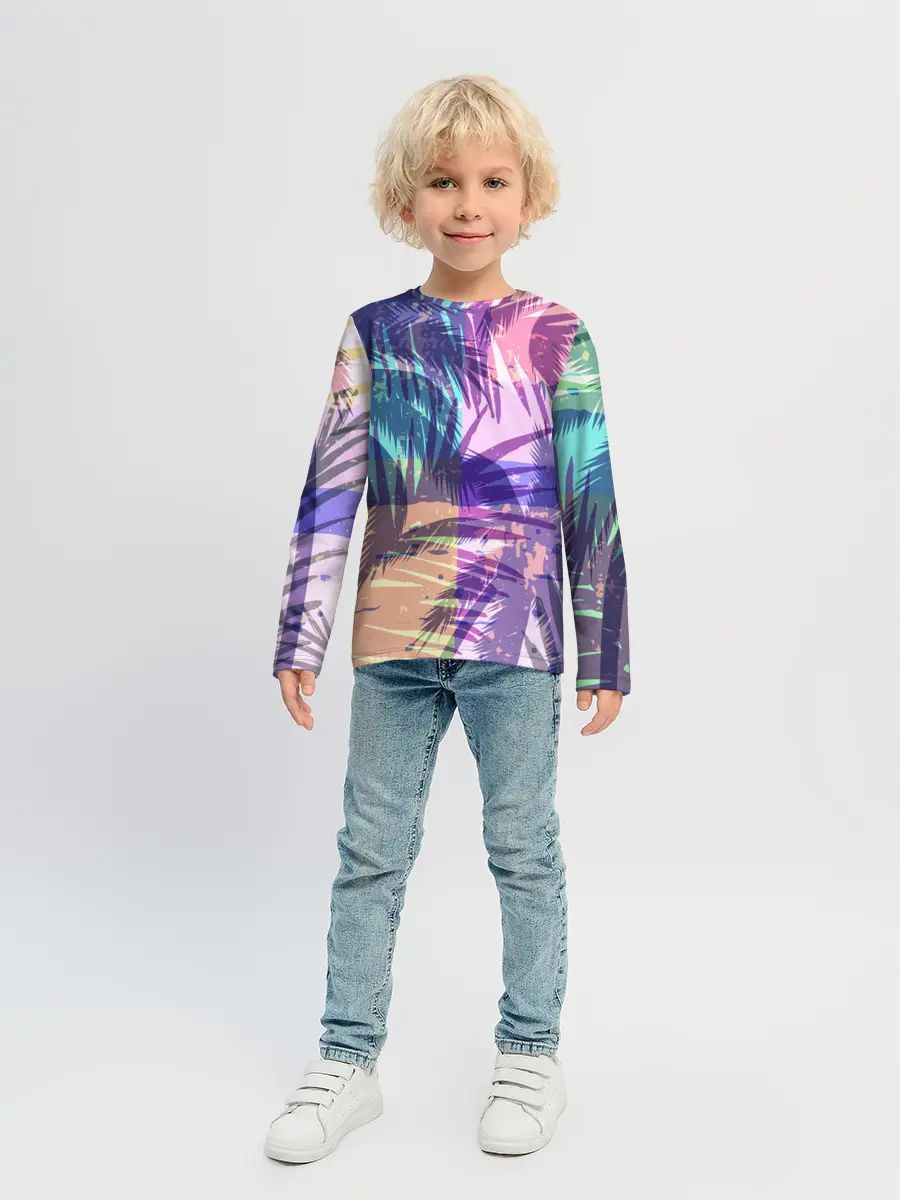 Детский лонгслив / Тропики