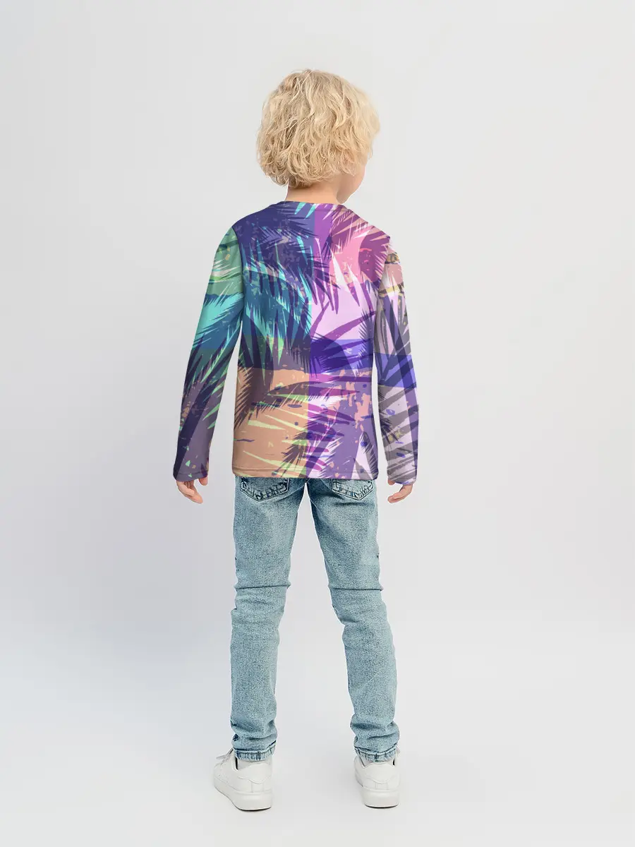 Детский лонгслив / Тропики