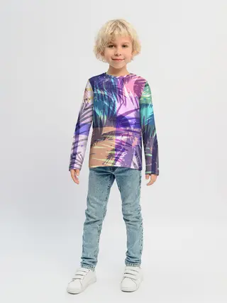 Детский лонгслив / Тропики