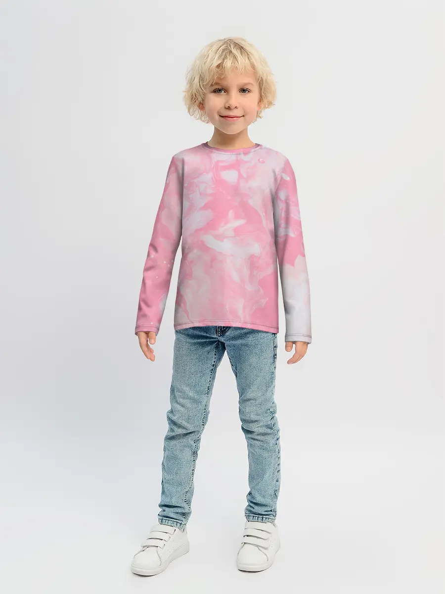 Детский лонгслив / Розовая Богемия