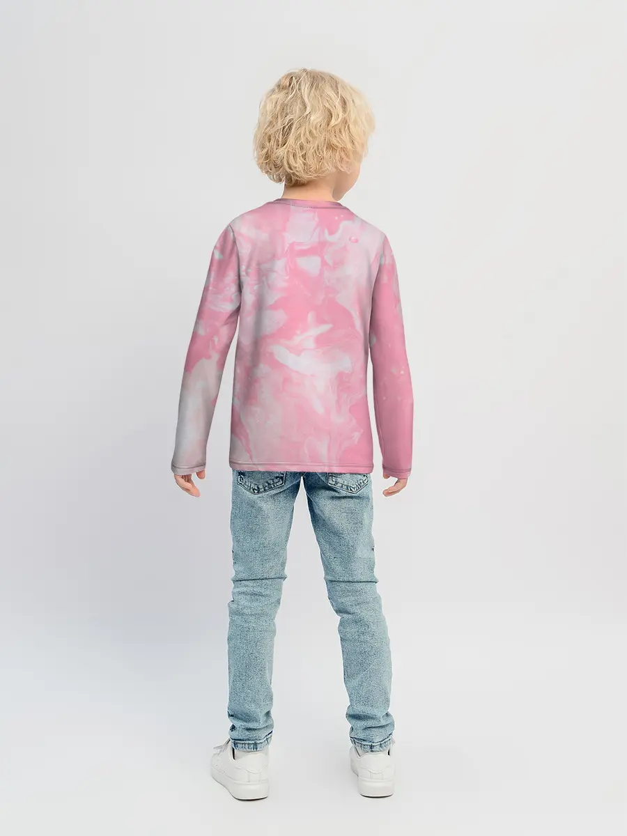 Детский лонгслив / Розовая Богемия