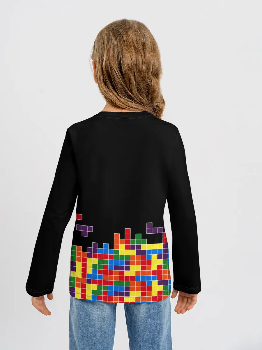 Детский лонгслив / ТЕТРИС