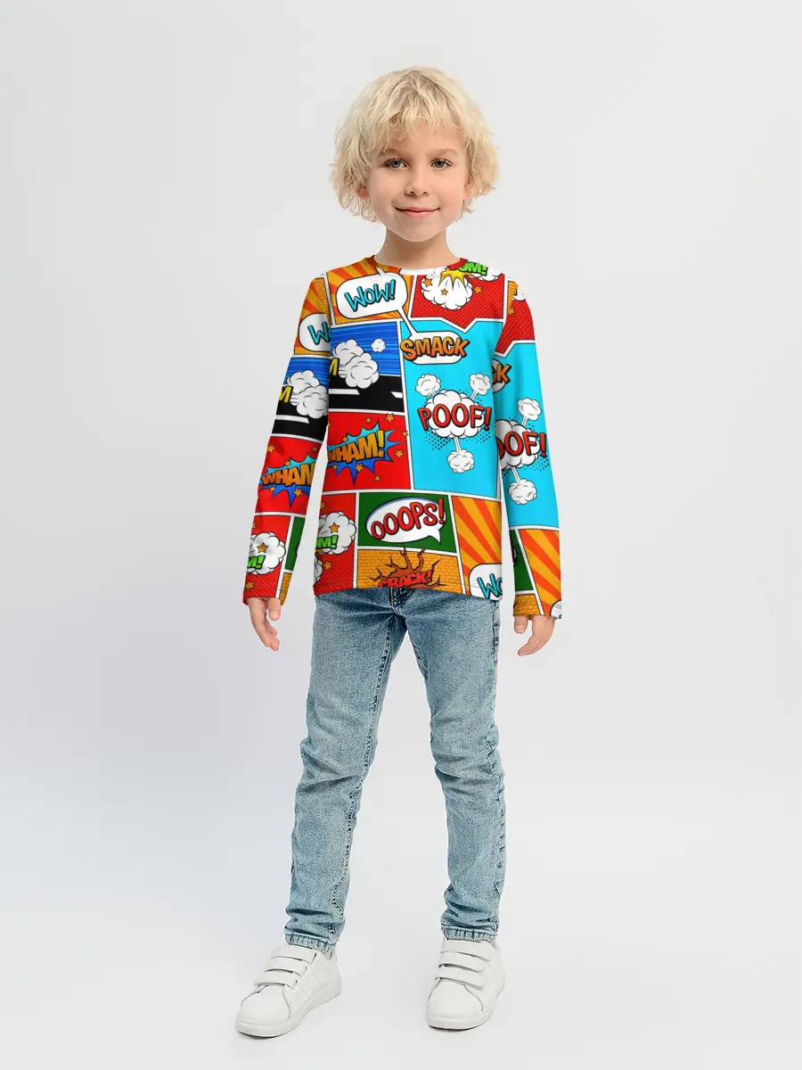 Детский лонгслив / COMICS ART