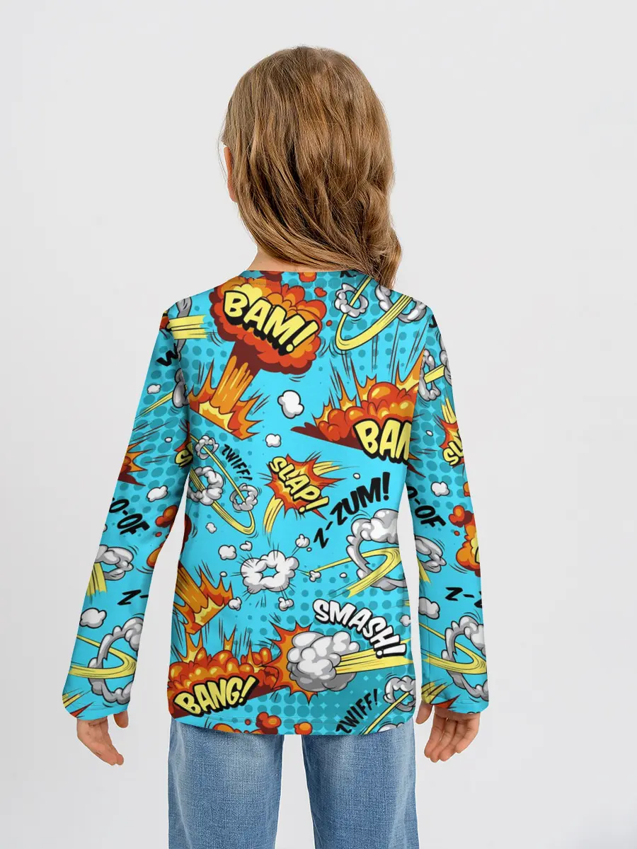 Детский лонгслив / COMICS ART