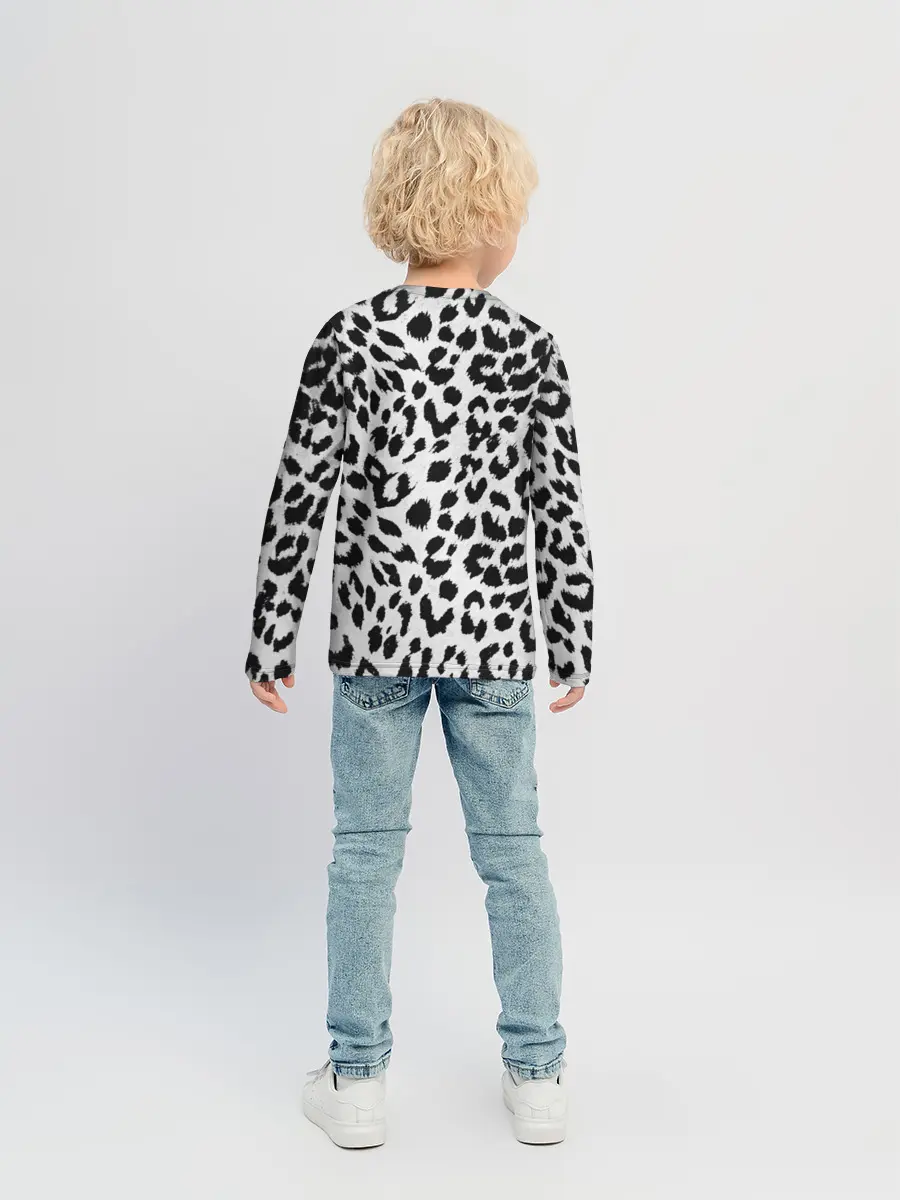 Детский лонгслив / ЯГУАР ТЕКСТУРА