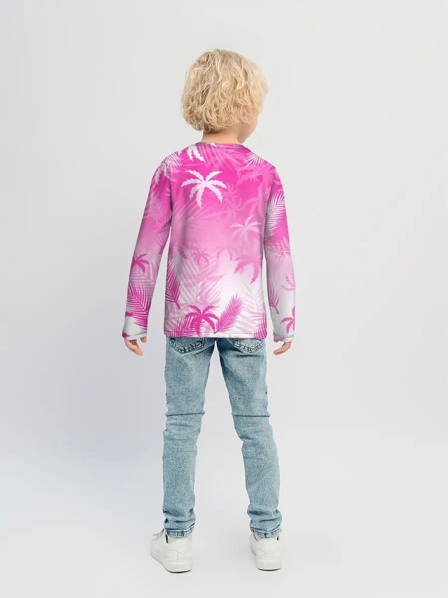 Детский лонгслив / БЕЛЫЕ ПАЛЬМЫ ПАЛЬМЫ