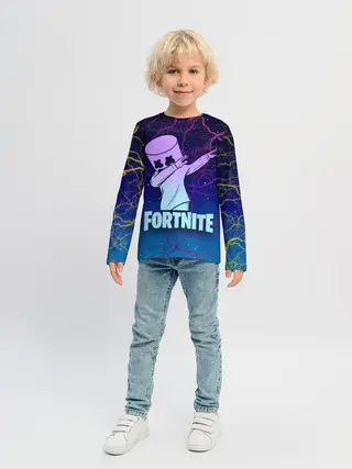Детский лонгслив / Fortnite,Marshmello