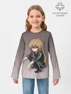 Детский лонгслив / Аниме девочка на кортах в Адидасе