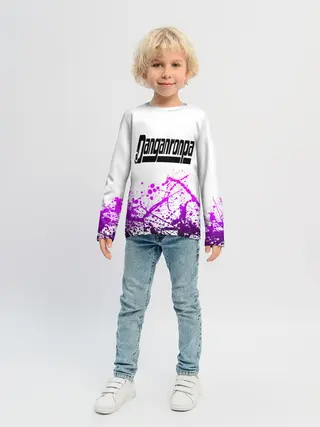 Детский лонгслив / Danganronpa purple