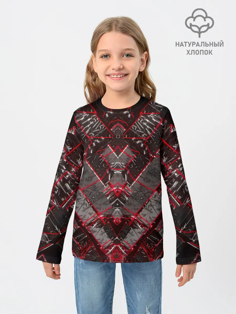 Детский лонгслив / Текстура.