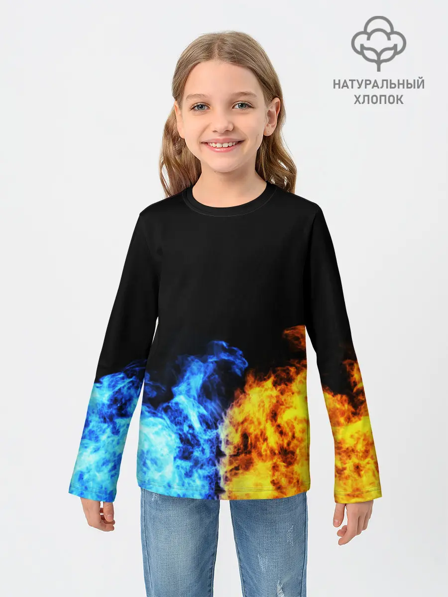 Детский лонгслив / БИТВА ОГНЕЙ