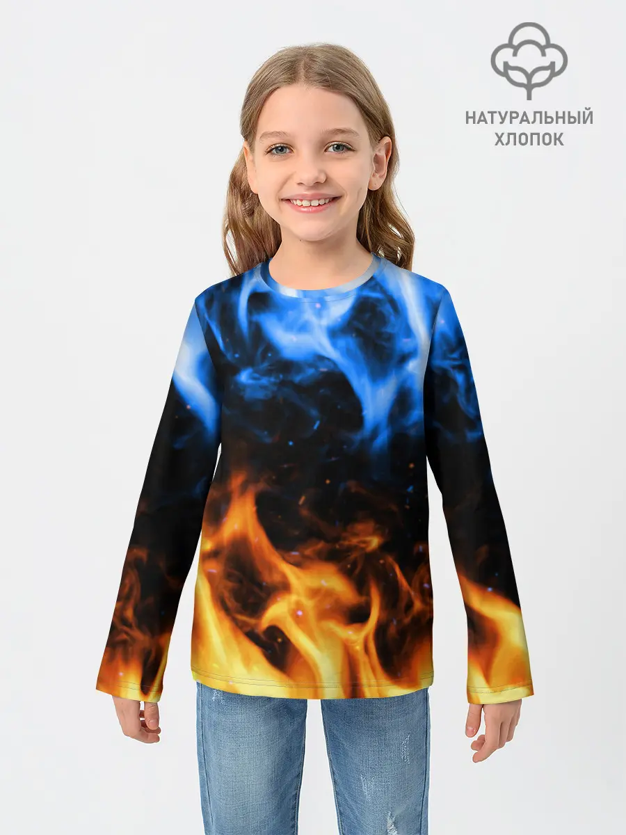 Детский лонгслив / БИТВА ОГНЕЙ