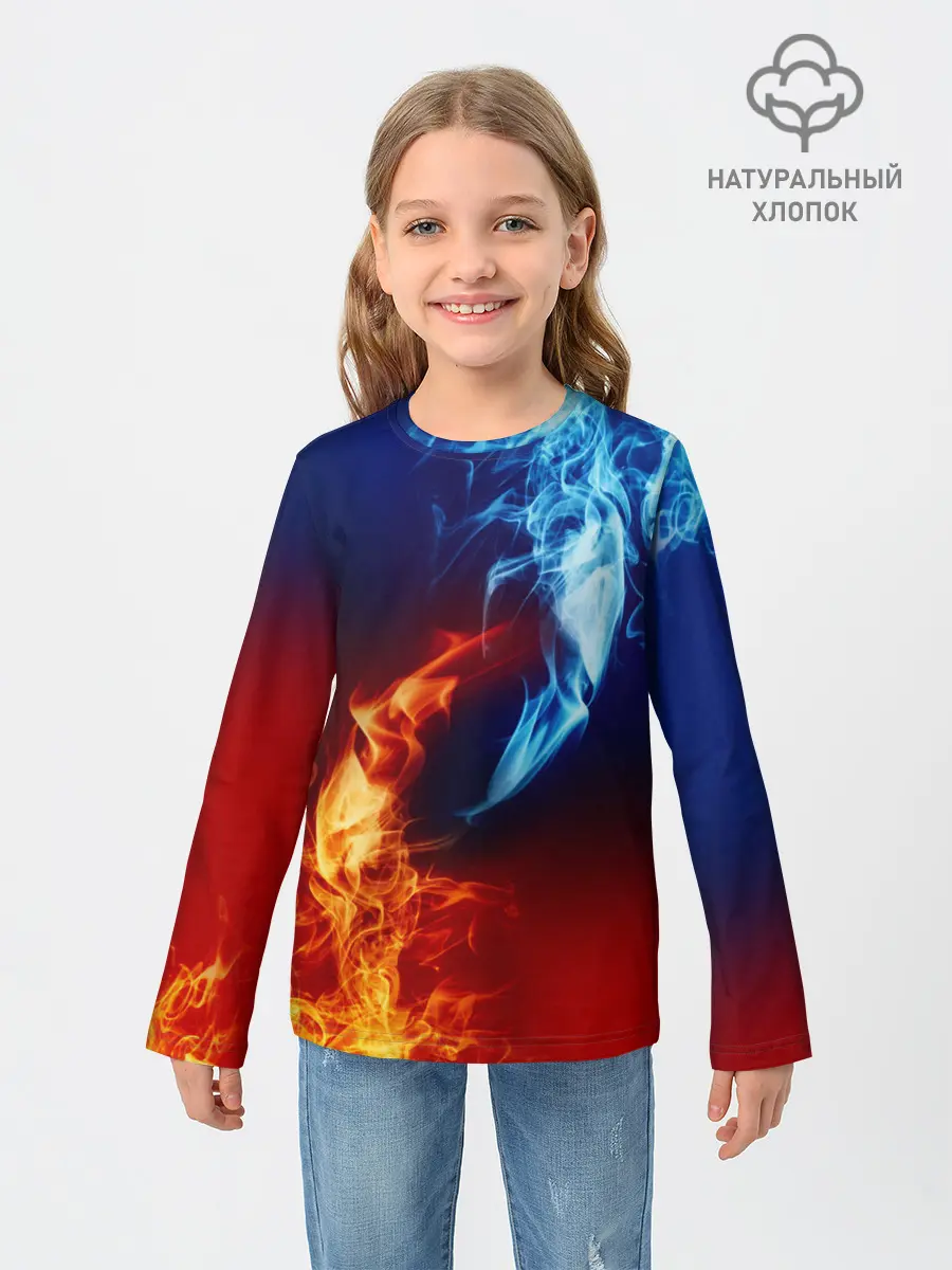 Детский лонгслив / БИТВА ОГНЕЙ