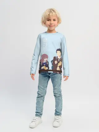 Детский лонгслив / Нисимия и Ишида крошат хлеб