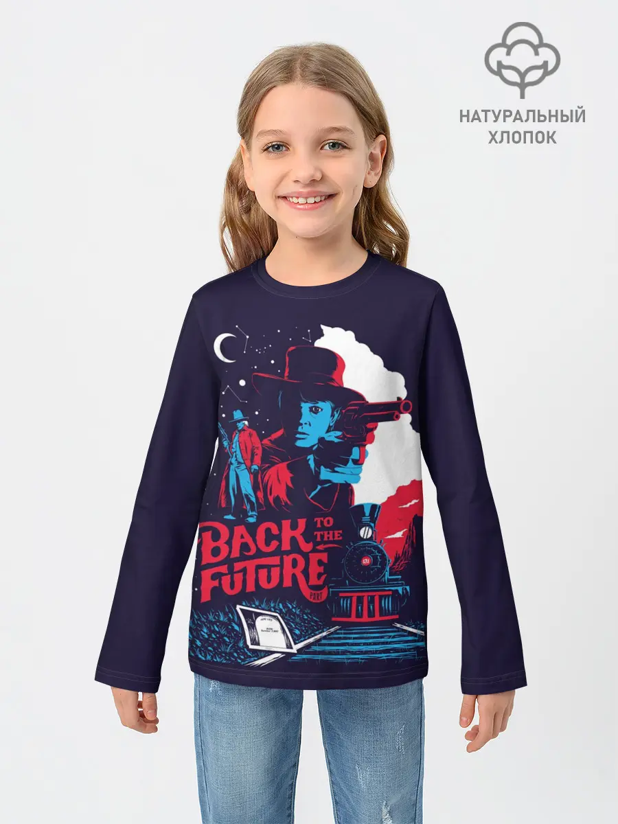Детский лонгслив / Back to the Future