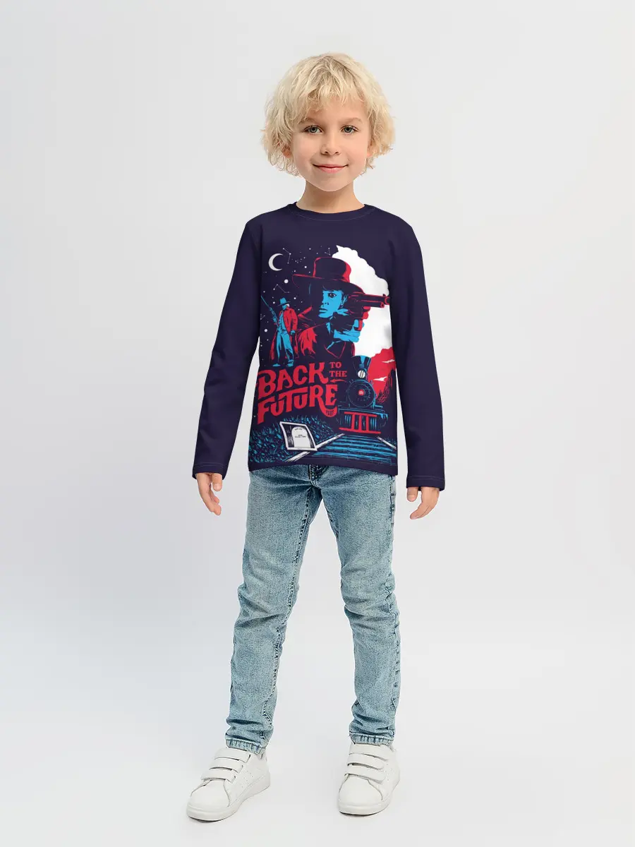 Детский лонгслив / Back to the Future