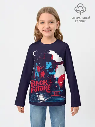 Детский лонгслив / Back to the Future