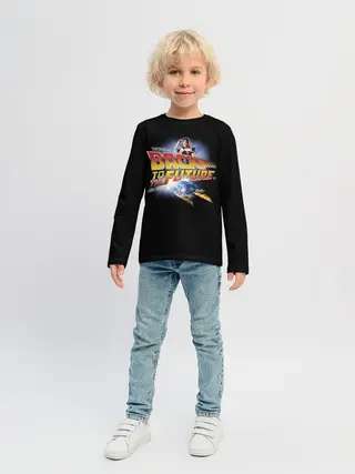 Детский лонгслив / Back to the Future