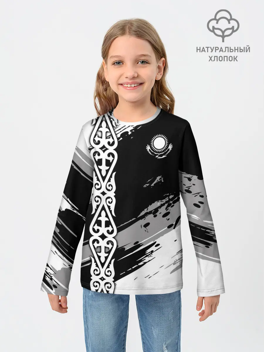 Детский лонгслив / Форма Казахстан