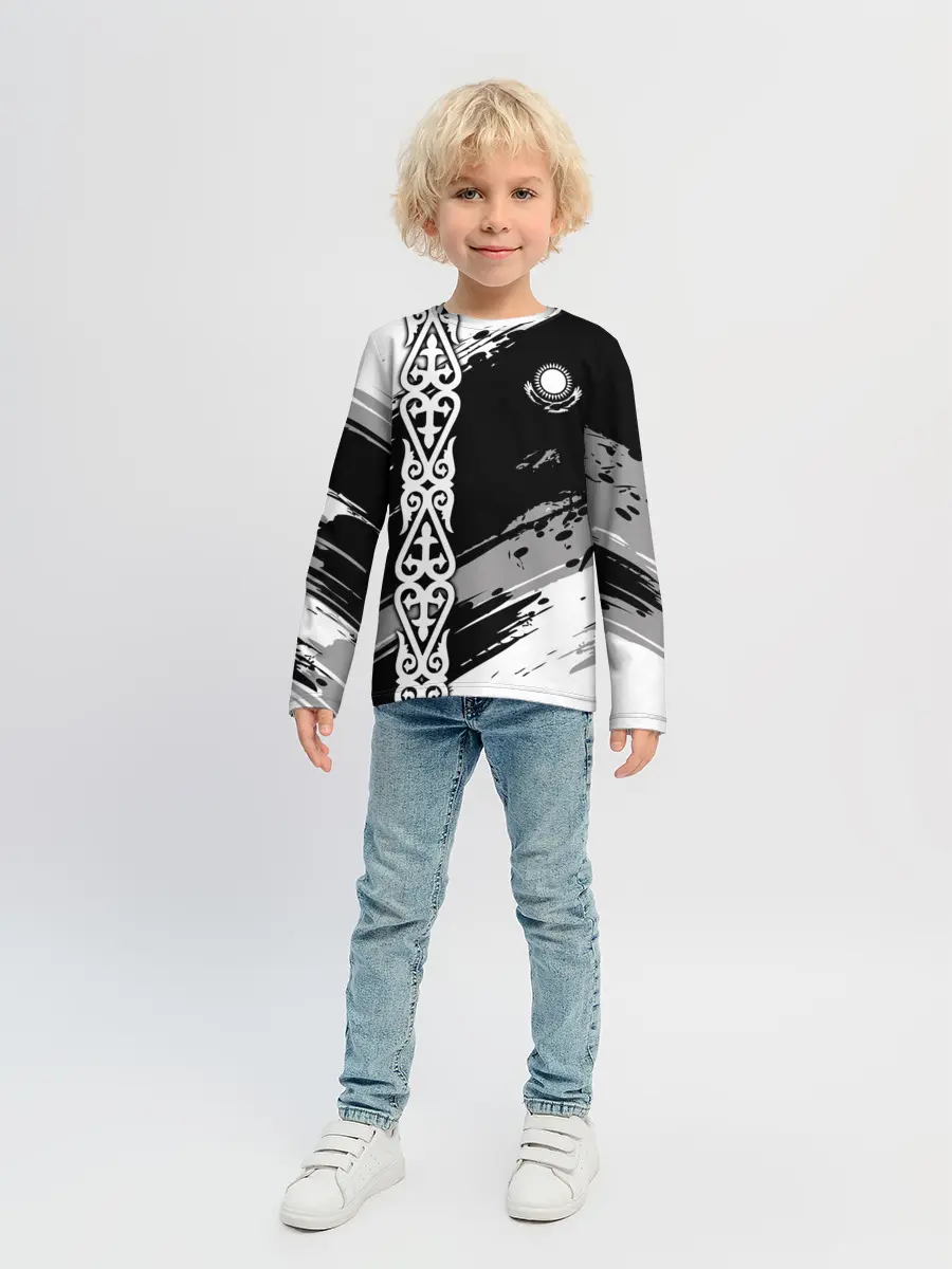 Детский лонгслив / Форма Казахстан