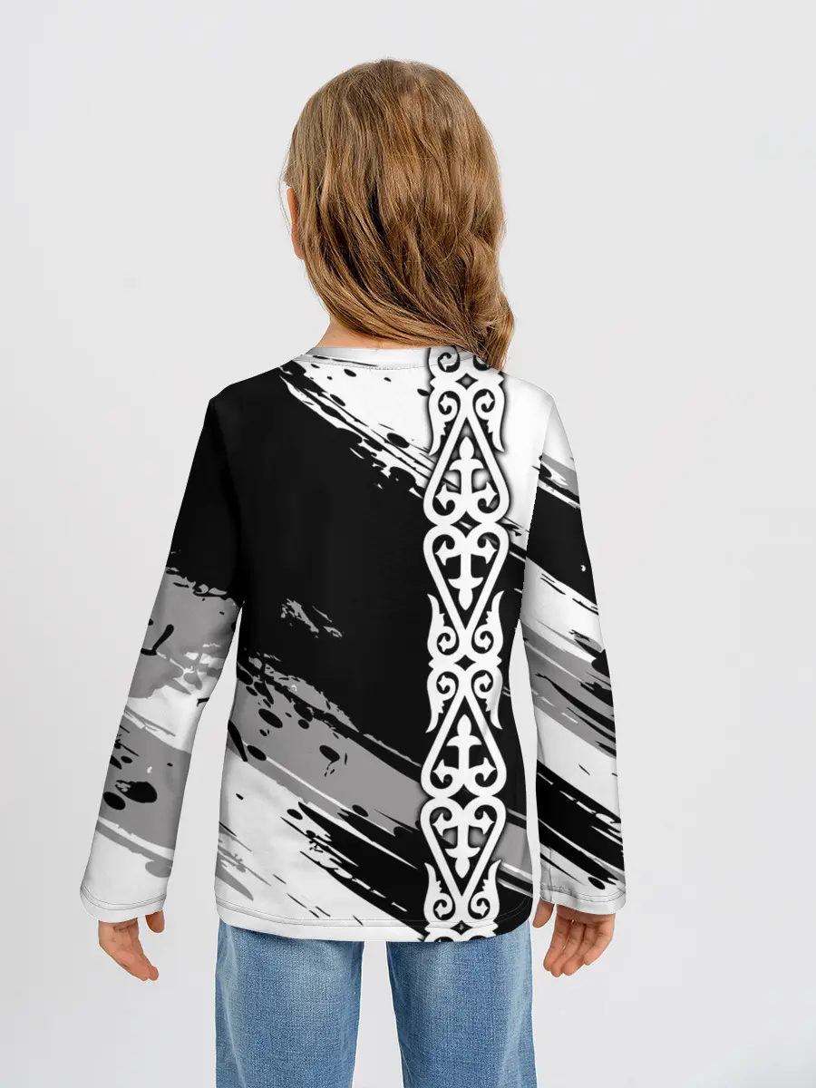 Детский лонгслив / Форма Казахстан