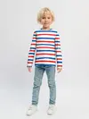 Детский лонгслив / Морская полоска