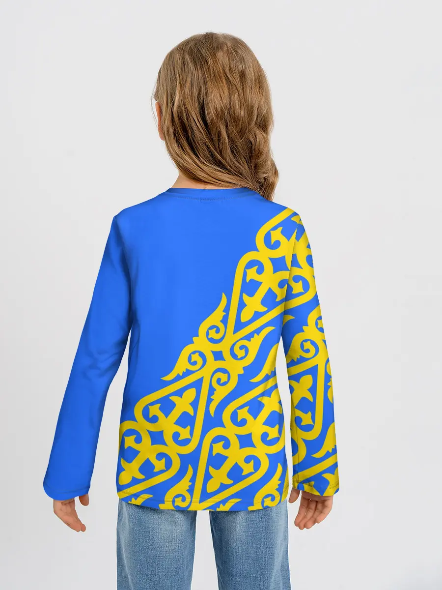 Детский лонгслив / Форма Казахстан