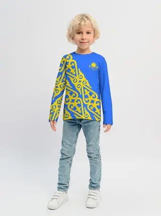 Детский лонгслив / Форма Казахстан