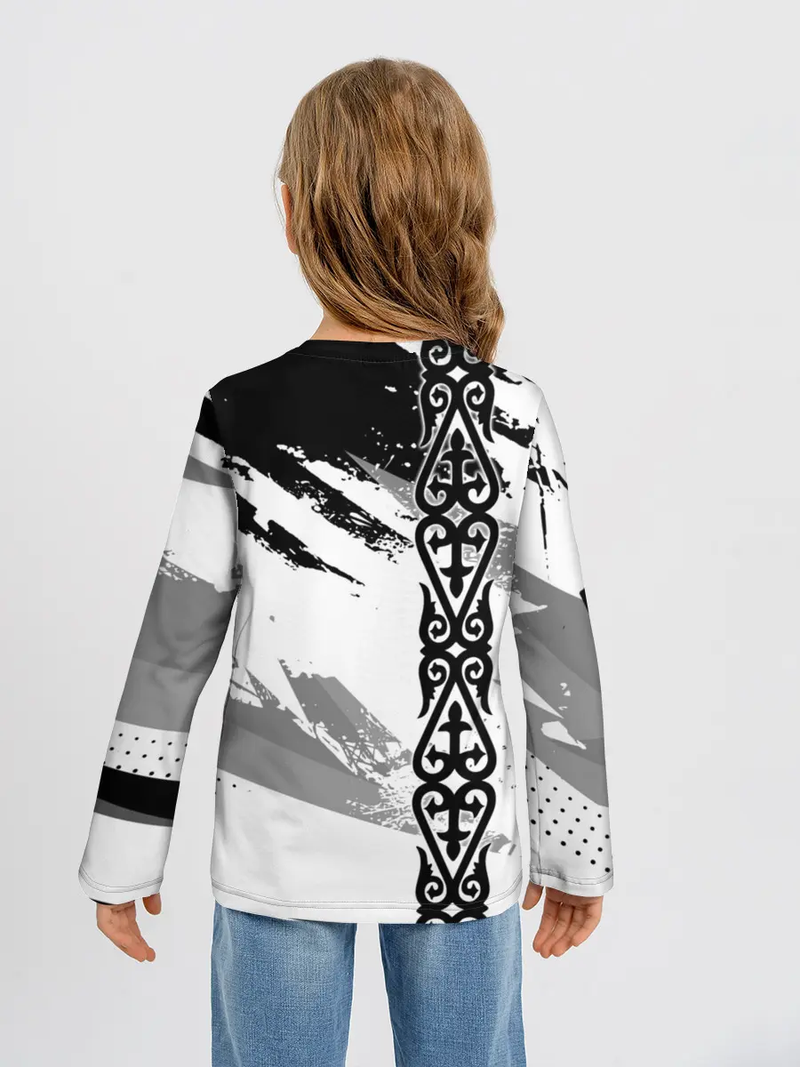 Детский лонгслив / Форма Казахстан