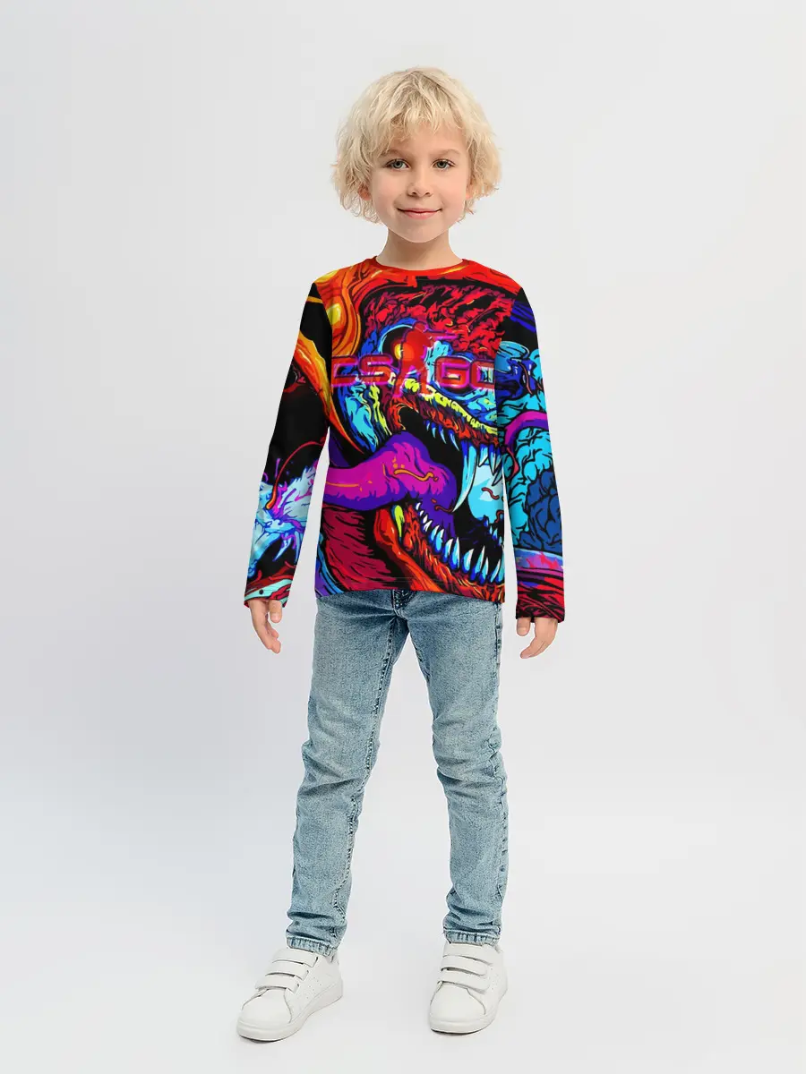 Детский лонгслив / HYPER BEAST | CS GO