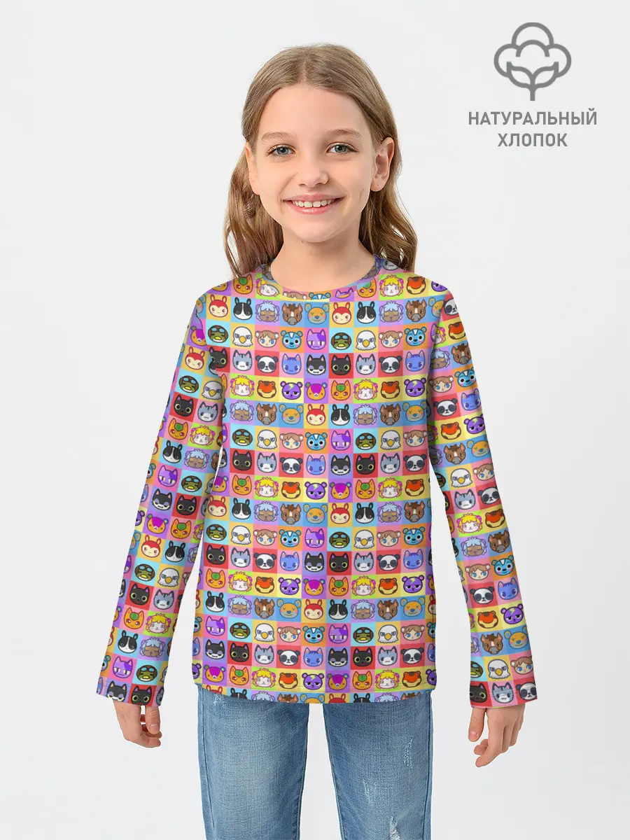 Детский лонгслив / ANIMAL CROSSING