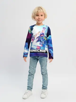Детский лонгслив / Майнкрафт