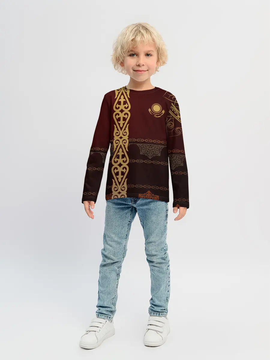 Детский лонгслив / Форма Казахстан