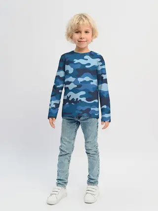 Детский лонгслив / МИЛИТАРИ