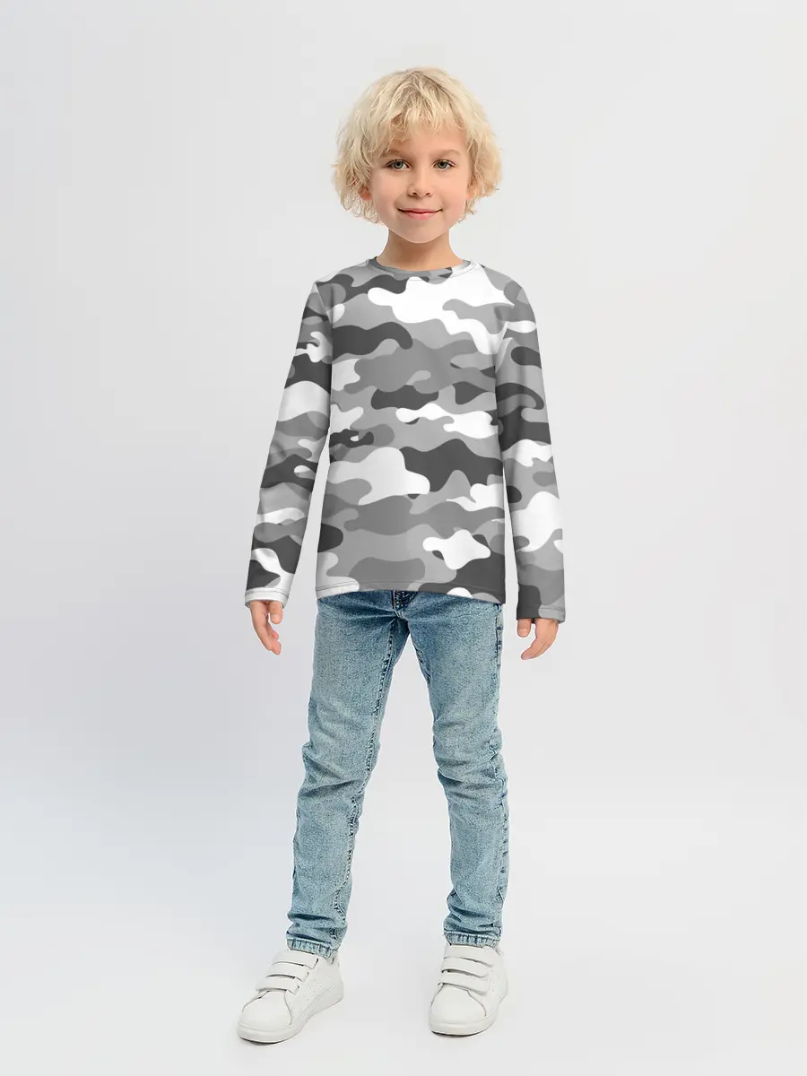 Детский лонгслив / МИЛИТАРИ
