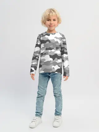 Детский лонгслив / МИЛИТАРИ