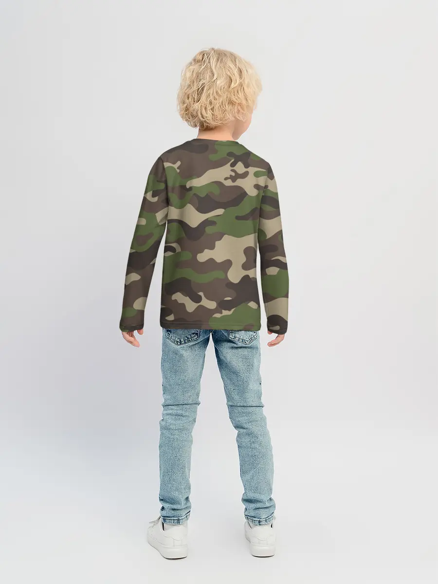 Детский лонгслив / МИЛИТАРИ
