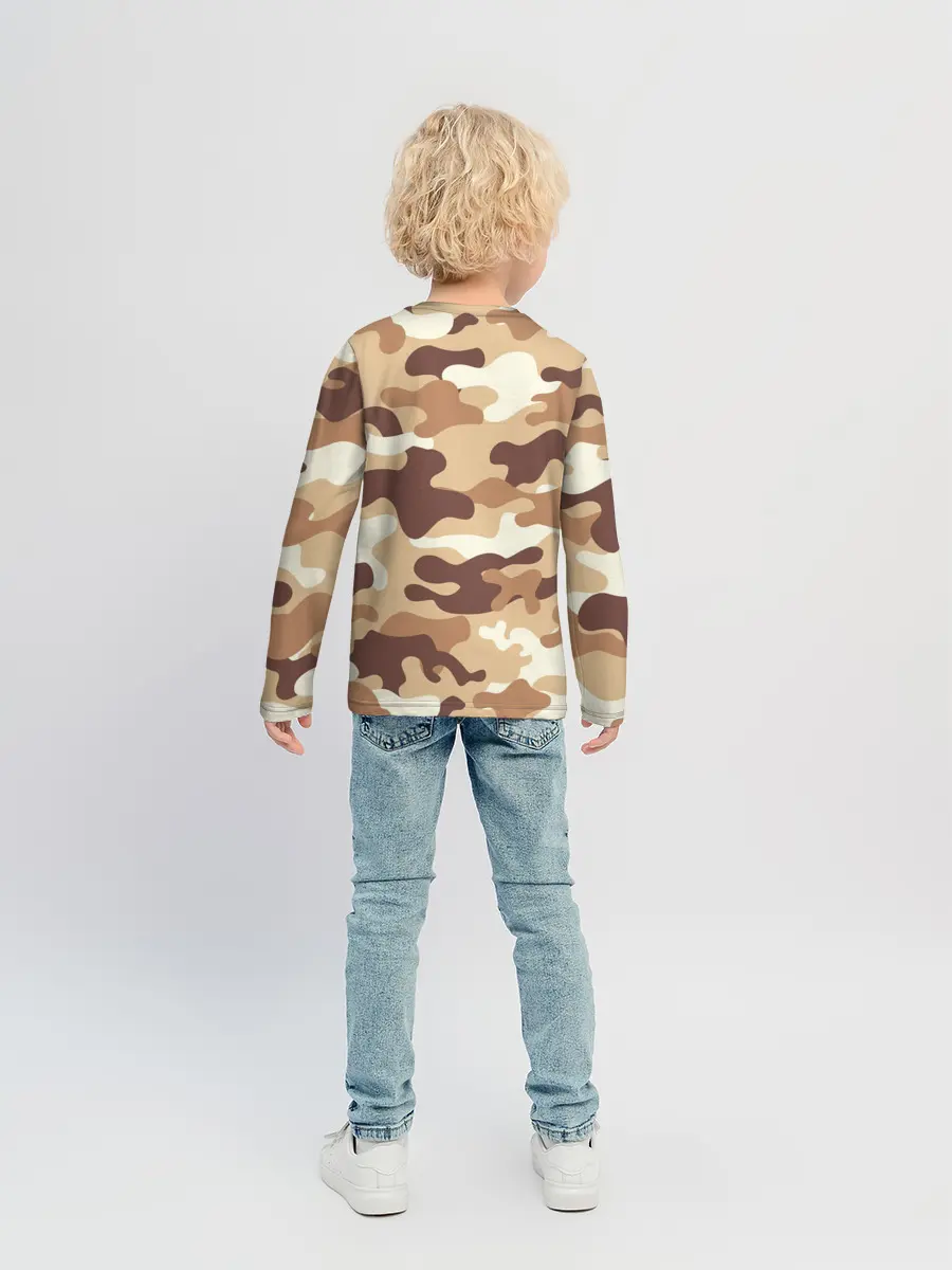 Детский лонгслив / МИЛИТАРИ