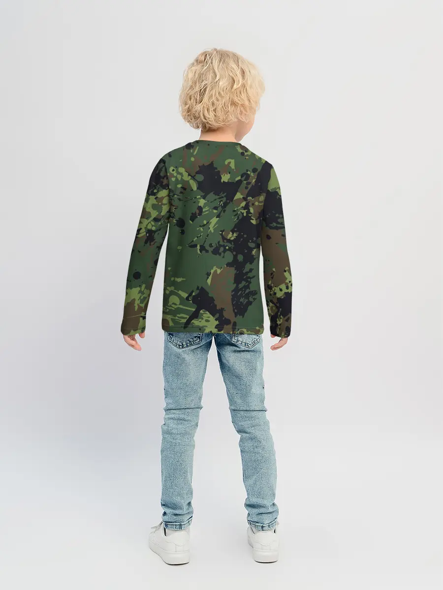 Детский лонгслив / МИЛИТАРИ