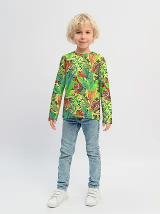 Детский лонгслив / МИЛИТАРИ