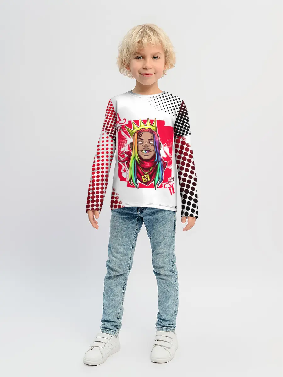 Детский лонгслив / 6ix9ine King Up