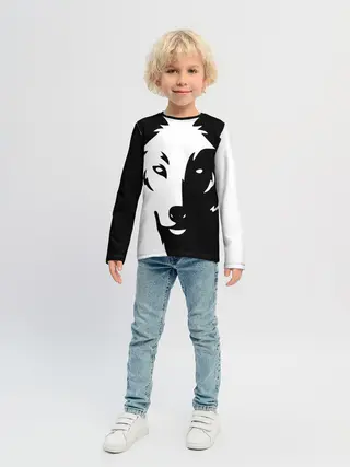Детский лонгслив / Зверь