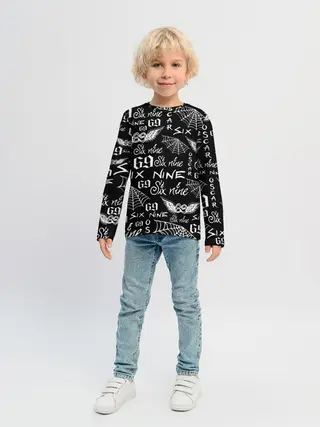 Детский лонгслив / 6IX9INE ТАТУИРОВКИ