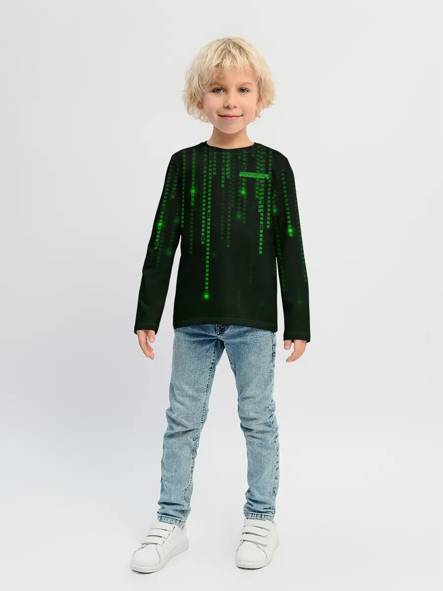 Детский лонгслив / Minecraft