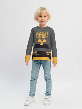 Детский лонгслив / Back to the Future