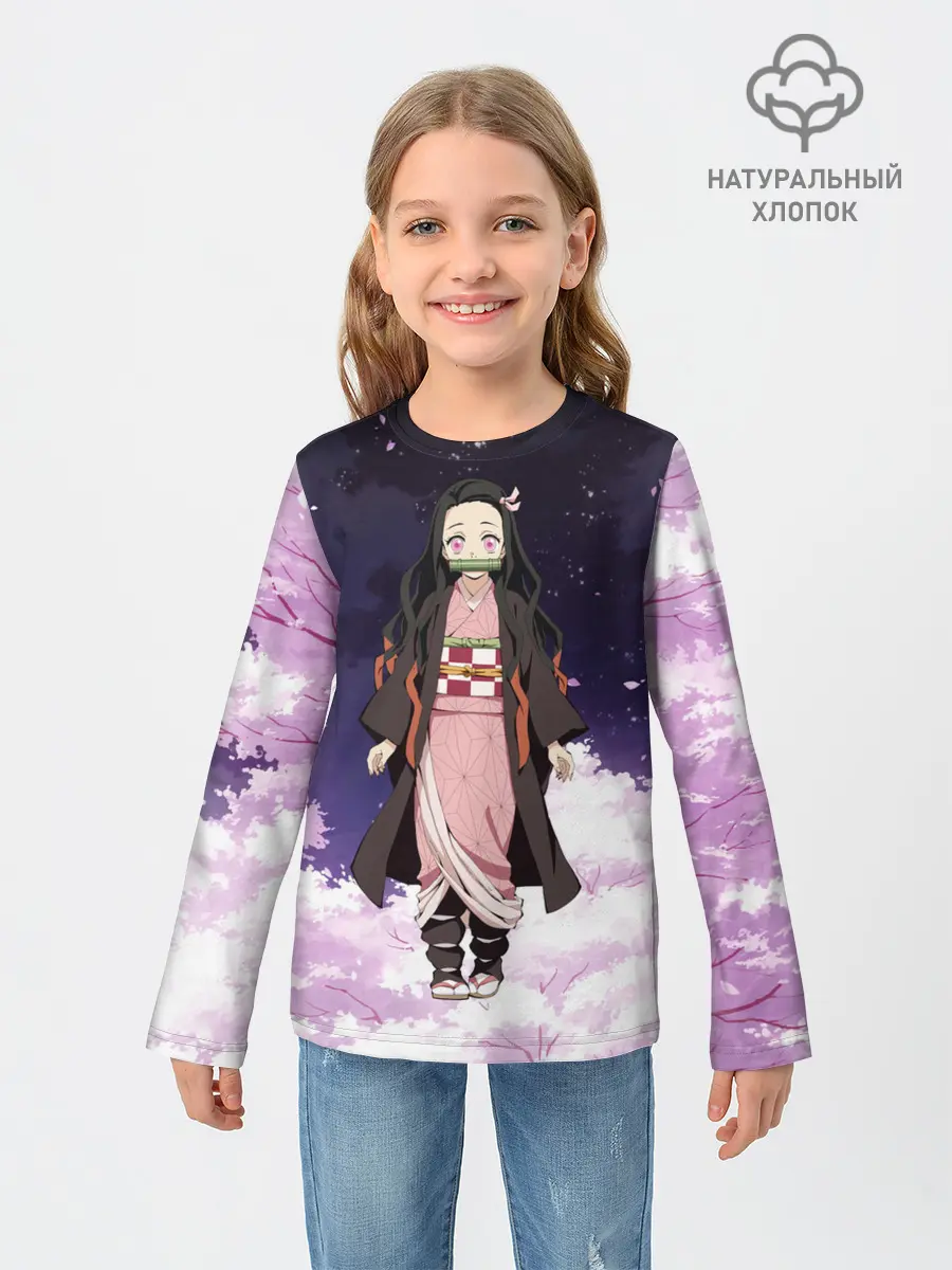 Детский лонгслив / Незуко