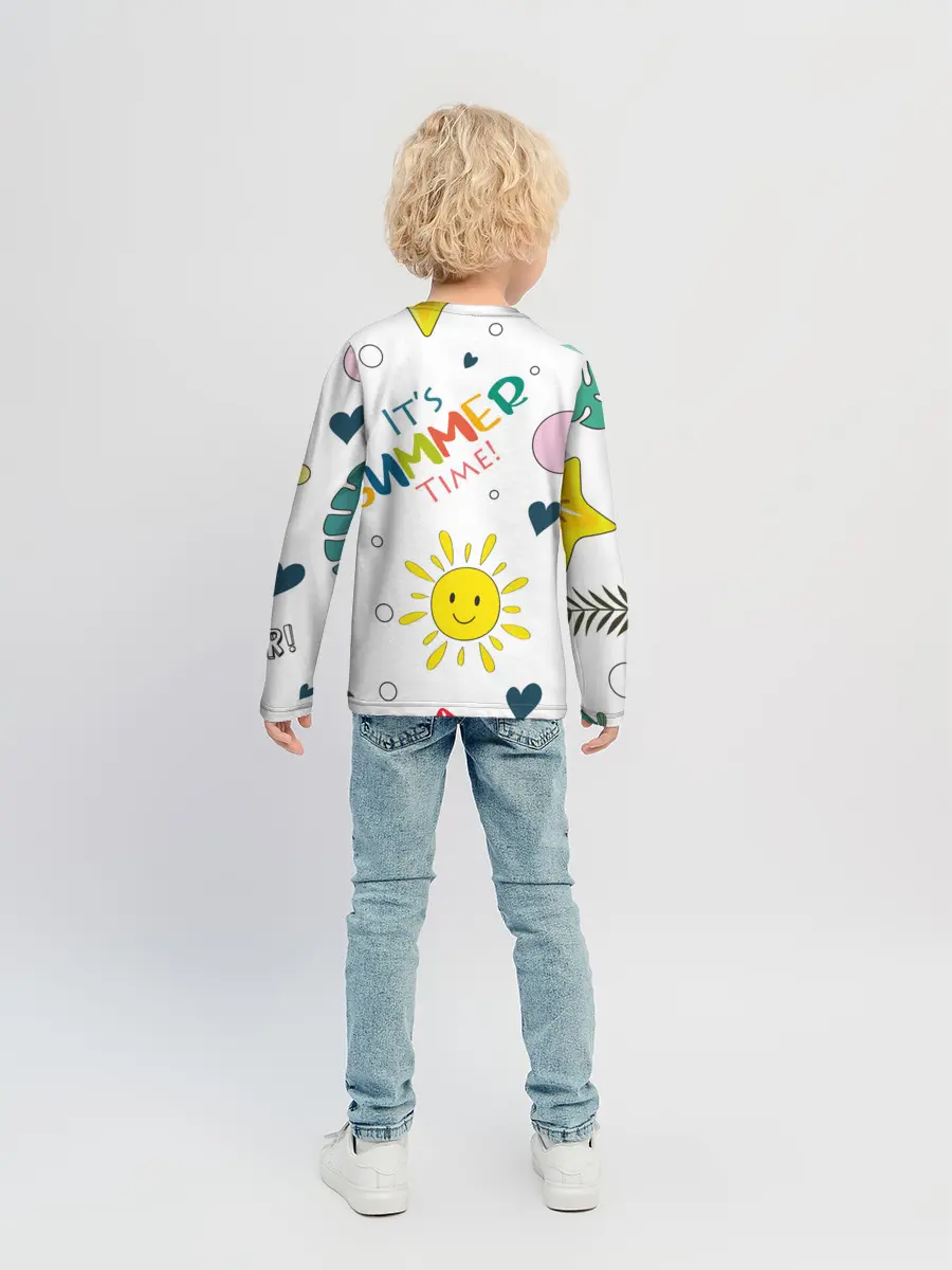Детский лонгслив / summer time