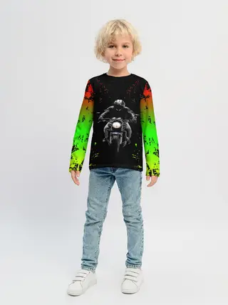 Детский лонгслив / МОТОЦИКЛЫ