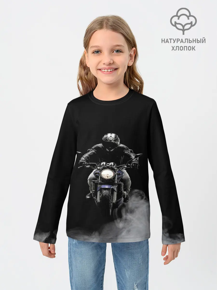 Детский лонгслив / МОТОЦИКЛЫ
